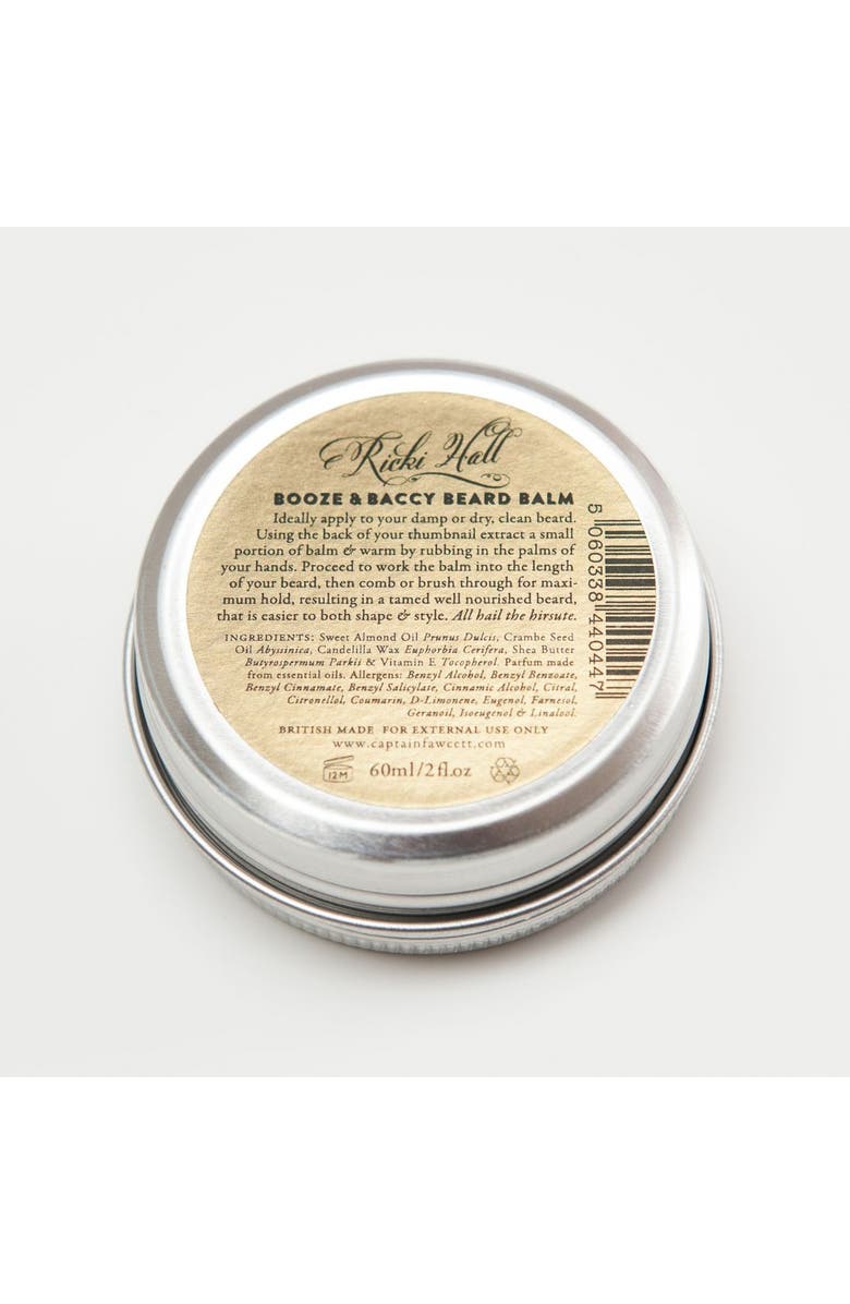 Captain Fawcett Ricki Hall's Booze & Baccy Beard Balm, Alternate, color, Beard Balm