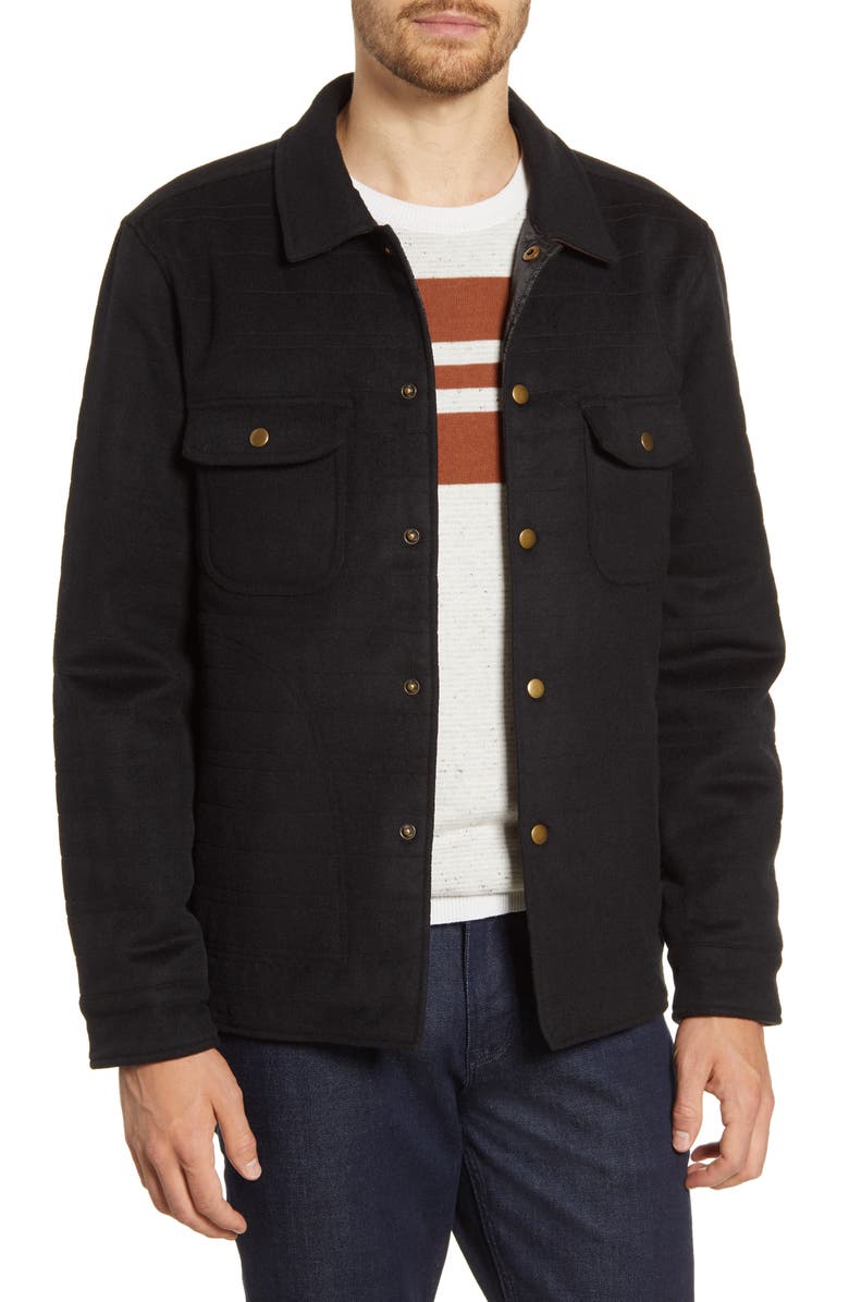 Billy Reid Trey Standard Fit Wool & Cashmere Down Jacket, Main, color, 