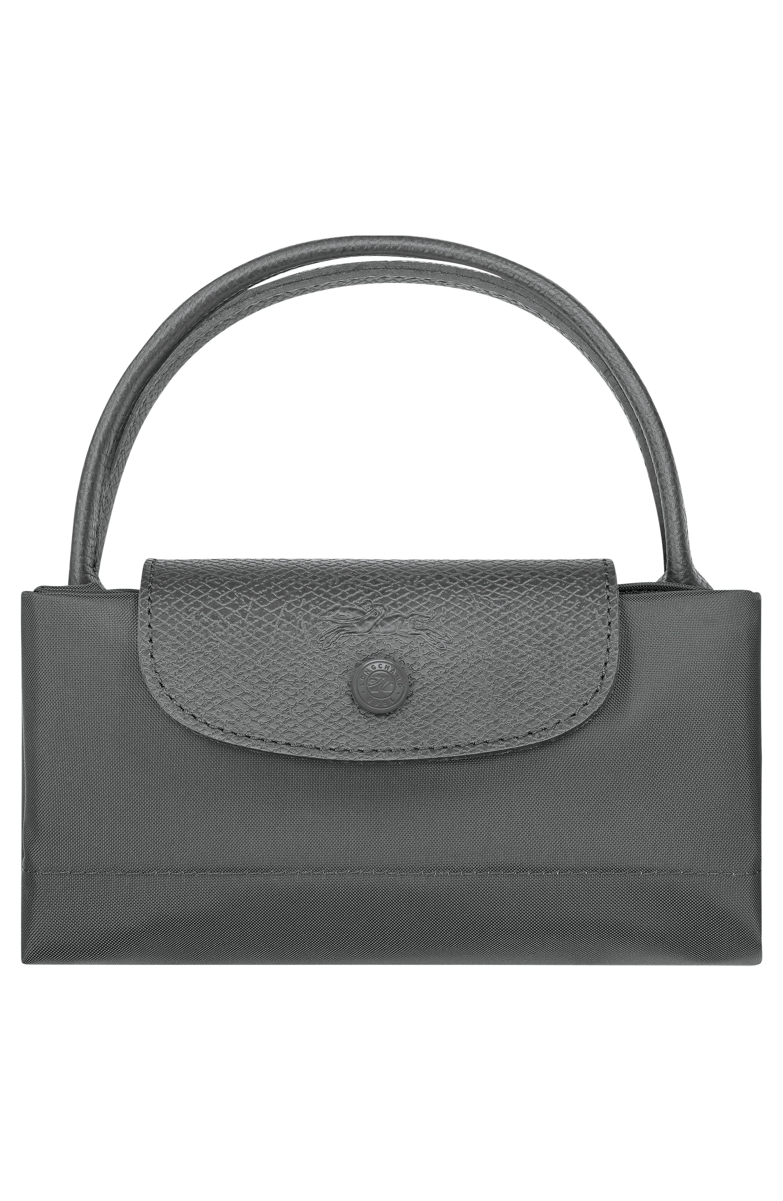 Longchamp Small Le Pliage One Top Handle Bag, Alternate, color, Anthracite