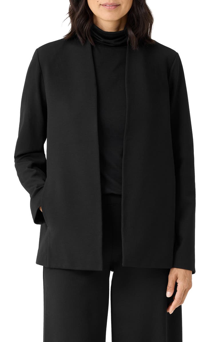 Eileen Fisher High Collar Jacket, Main, color,