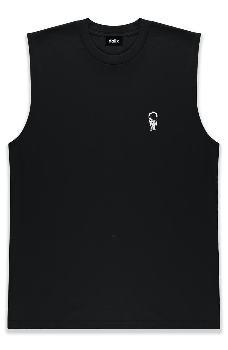 Dalix Astronaut Midweight Jersey Tank, Main, color, Black