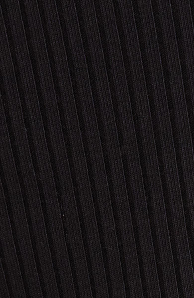 Florence by Mills Cherry High Waist Foldover Rib Pants, Alternate, color, Black