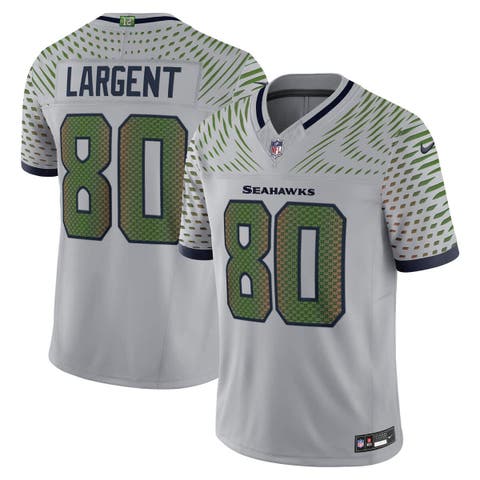 Men's Nike Steve Largent Wolf Gray Seattle Seahawks 2025 Rivalries Collection Retired Player Limited Jersey