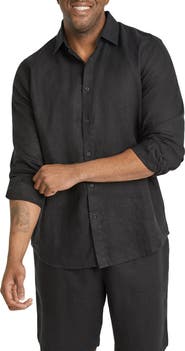 Johnny Bigg Resort Relaxed Fit Linen Button-Up Shirt