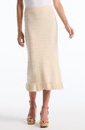 Laundry by Shelli Segal Ruffle Midi Sweater Skirt