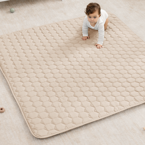 Premium Play Mat with Non-Slip Bottom, Square 56x56 inches