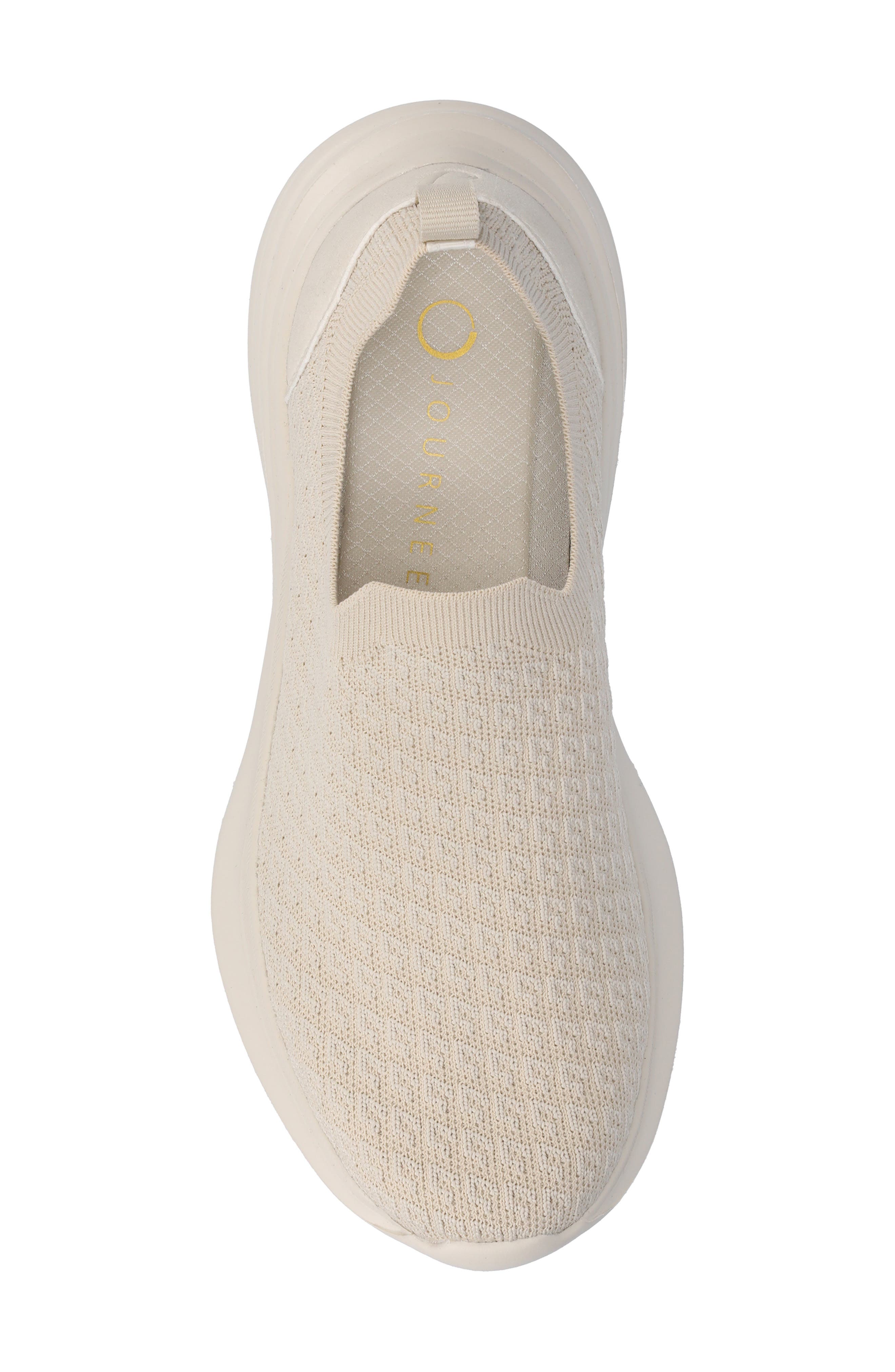 Linnea Knit Sneaker, Alternate, color, BONE