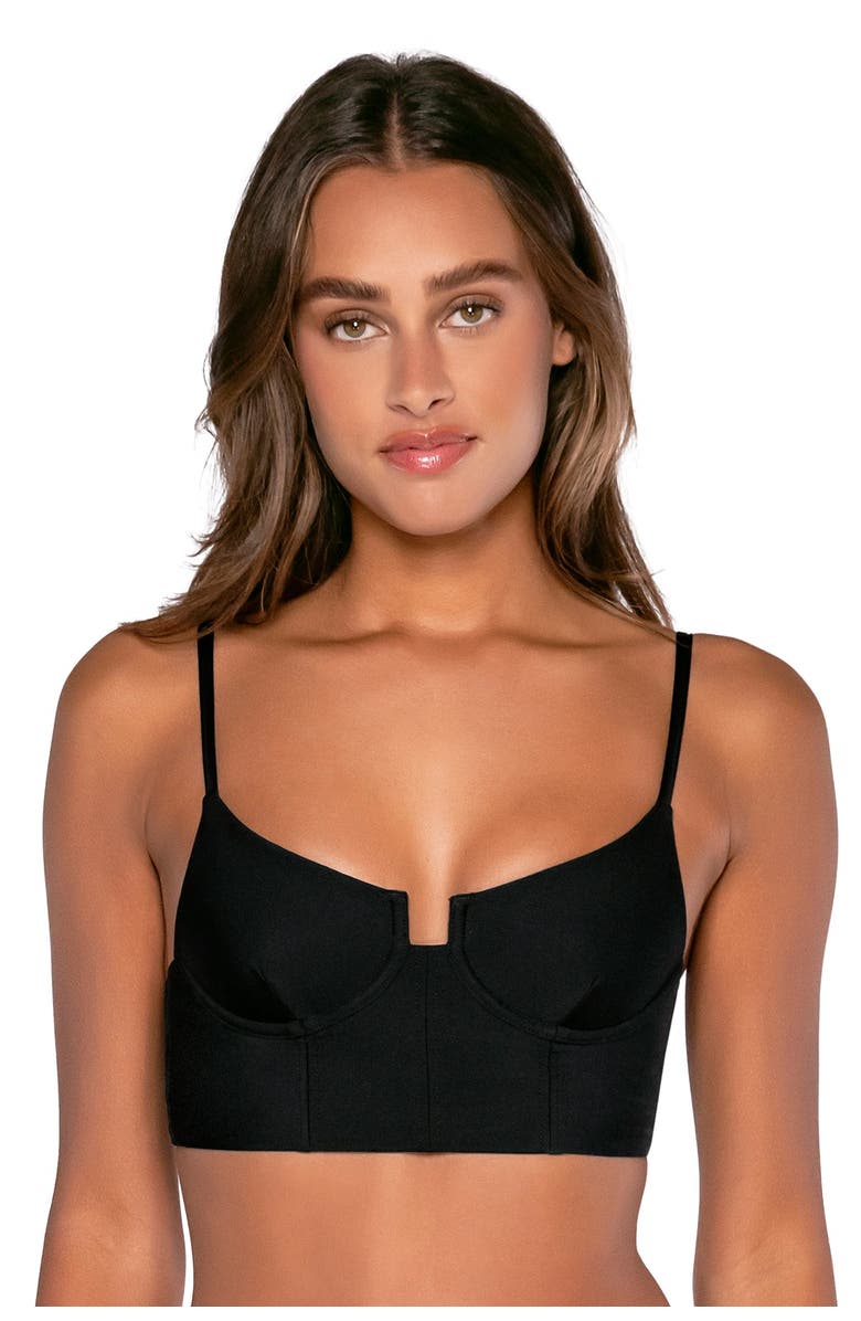 B Swim Daria Bikini Swimsuit Top, Alternate, color, 