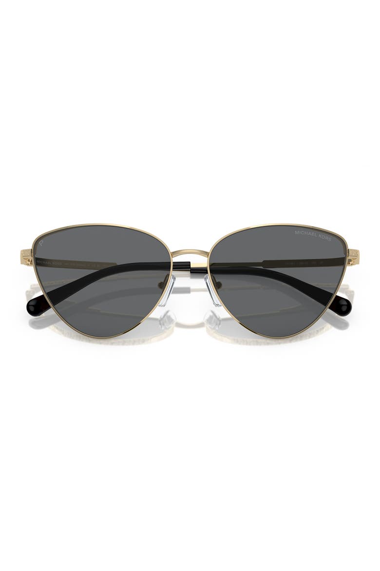 59mm Cat Eye Sunglasses, Alternate, color, LIGHT GOLD