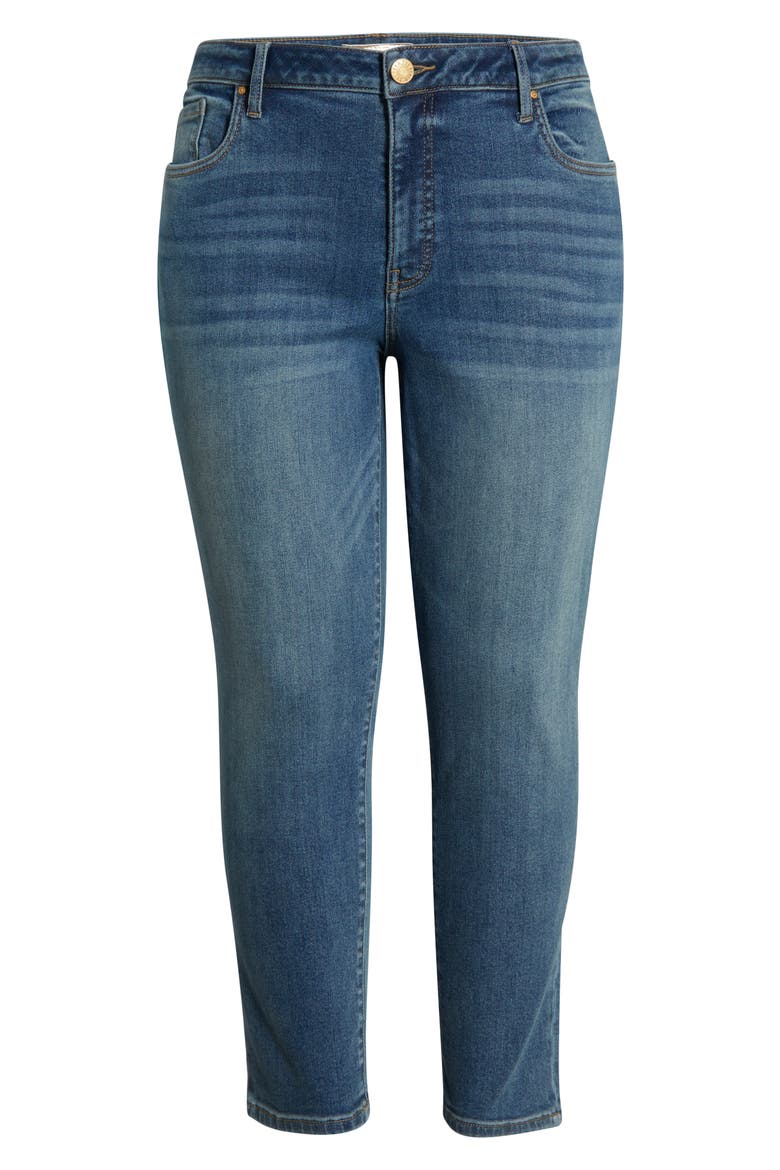 Reese Fab Ab Ankle Slim Straight Leg Jeans, Alternate, color, AHEAD