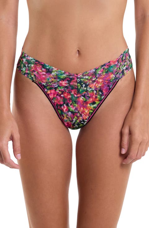 Print Original Rise Thong