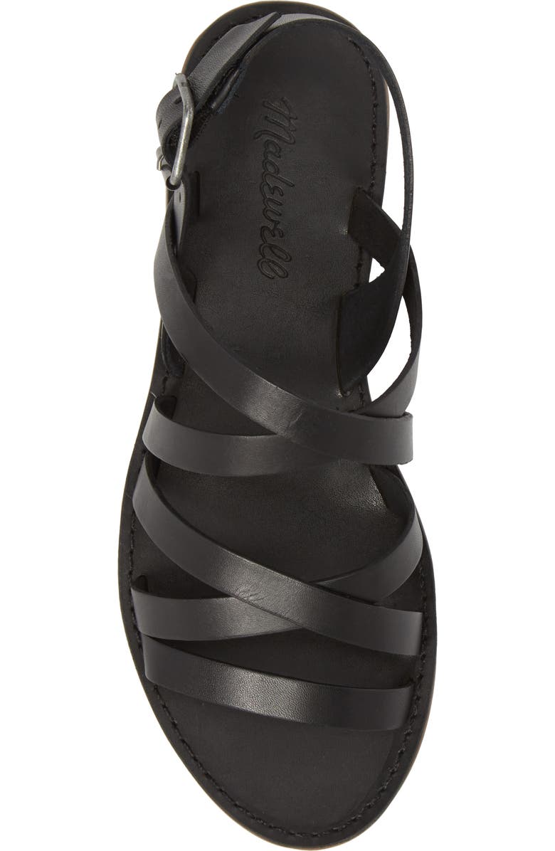 Madewell The Boardwalk Multistrap Sandal, Alternate, color,