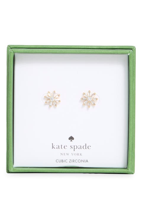 mini flower stud earrings