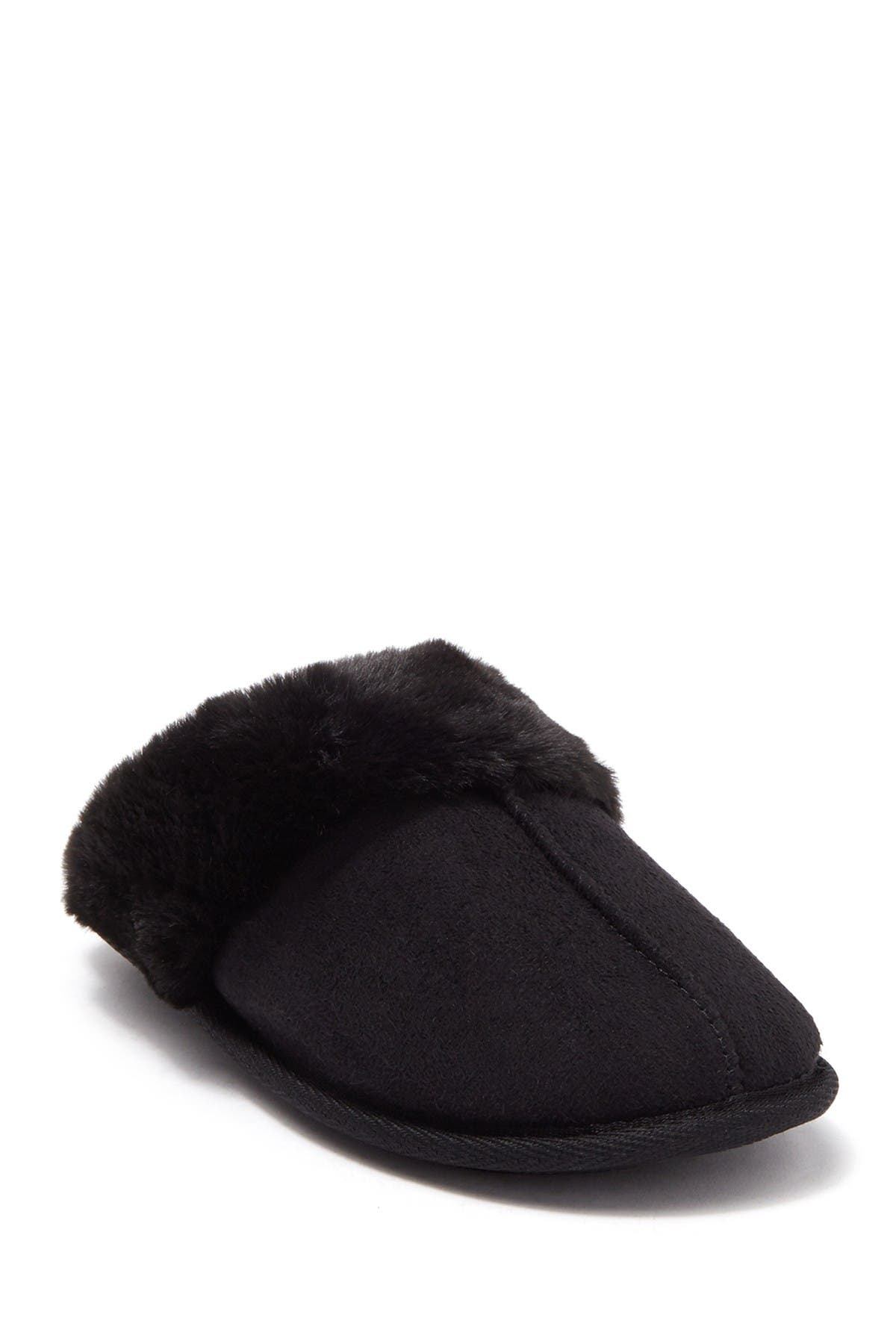 Kensie Faux Fur Lined Slipper, Main, color, 
