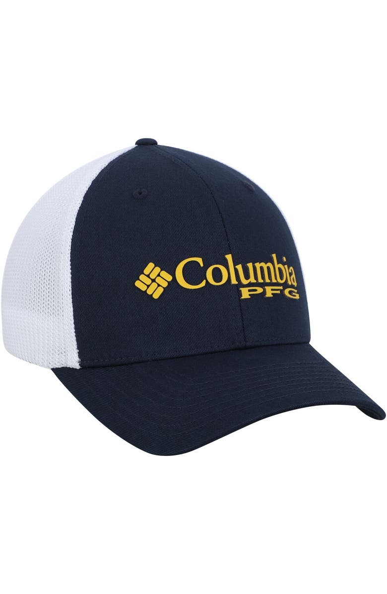 Columbia Men's Columbia Navy West Virginia Mountaineers Collegiate PFG Flex Hat, Alternate, color, Navy