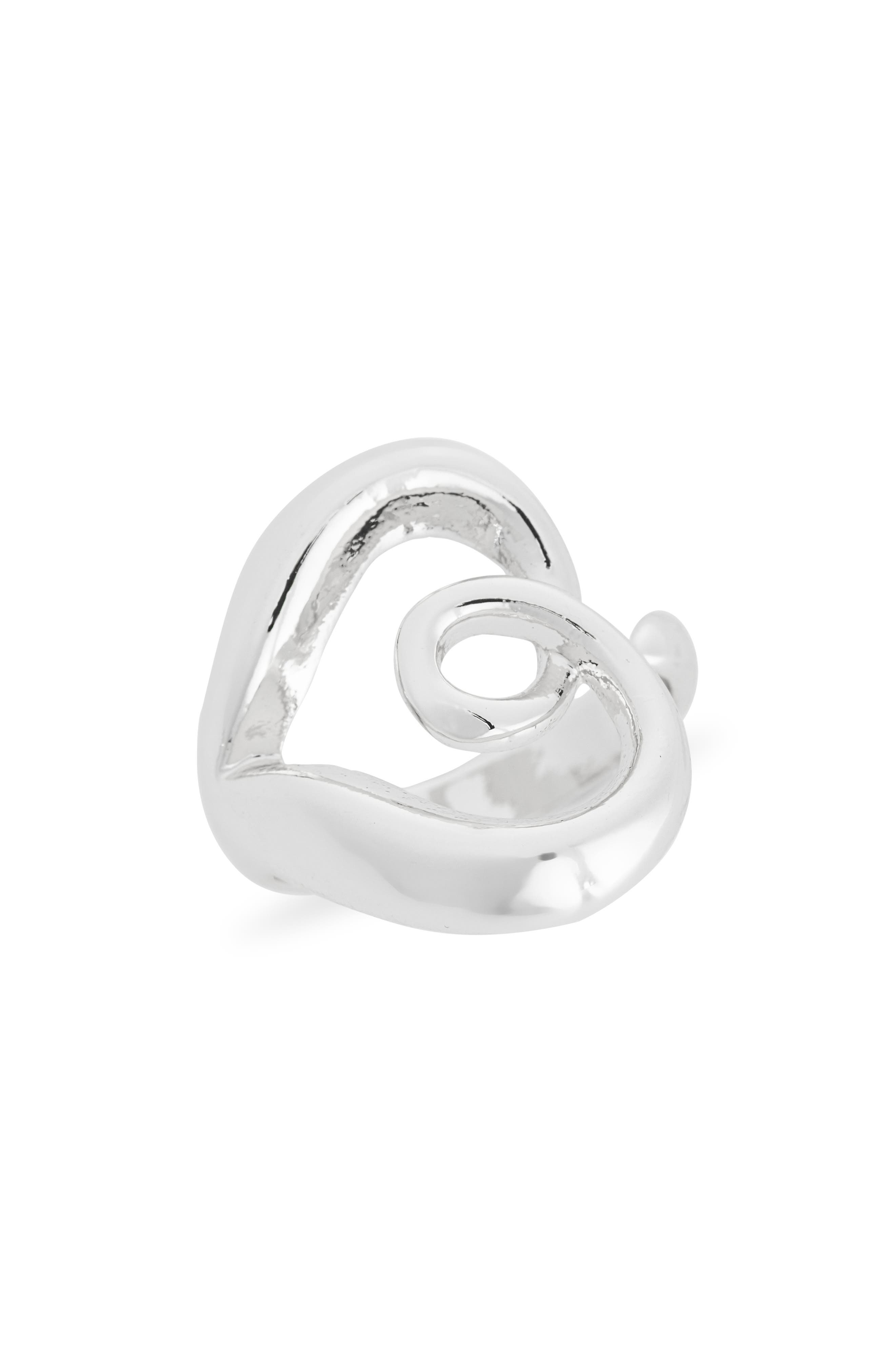 NORDSTROM RACK Demi Fine Open Heart Ring