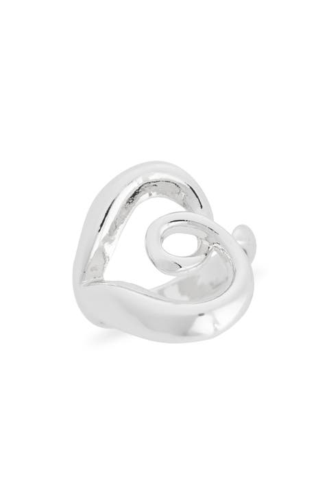 Demi Fine Open Heart Ring