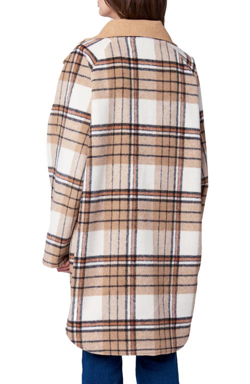 BLANKNYC BLANKNYC OVERSIZE PLAID SHIRT JACKET 