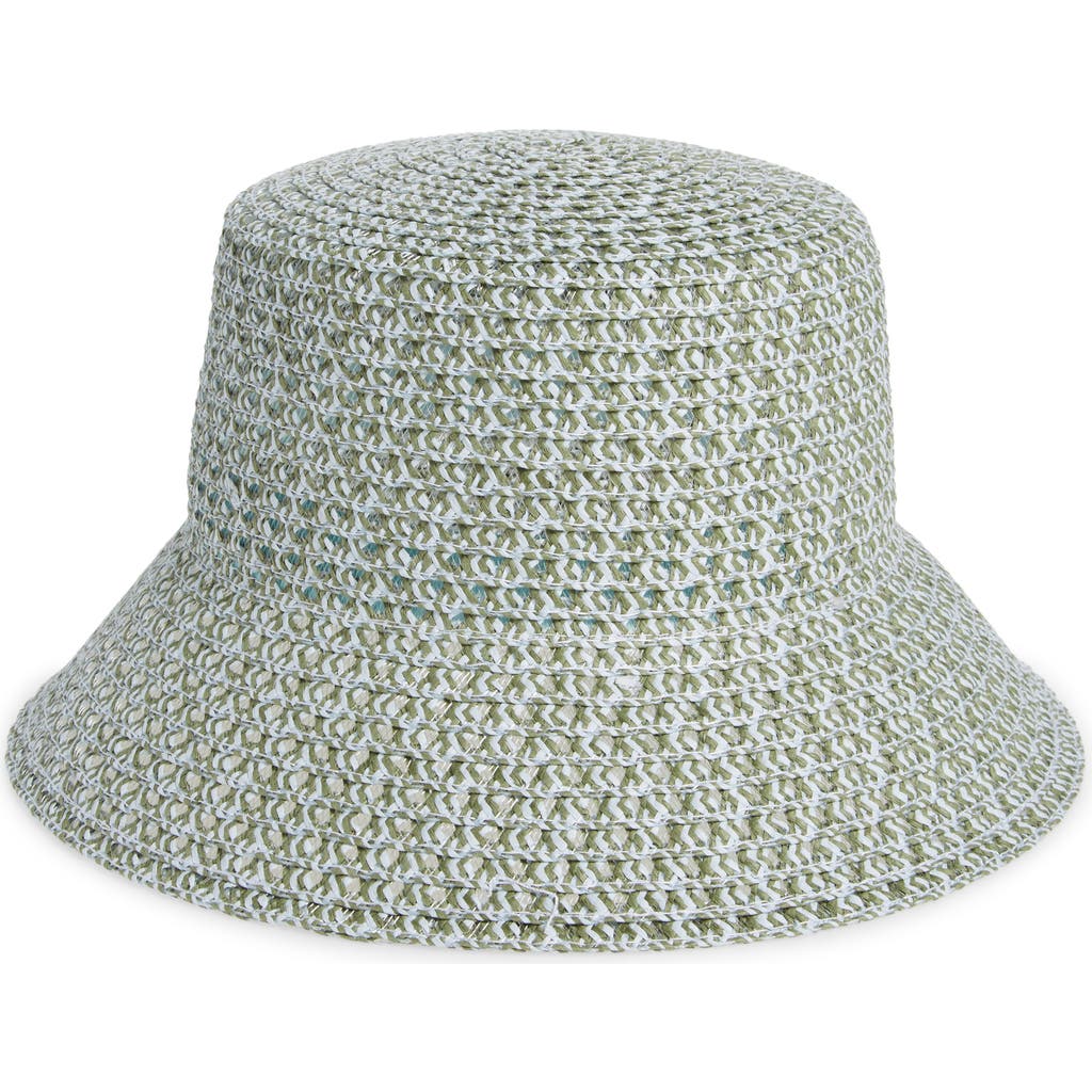 TREASURE & BOND TREASURE & BOND TEXTURED STRAW BUCKET HAT
