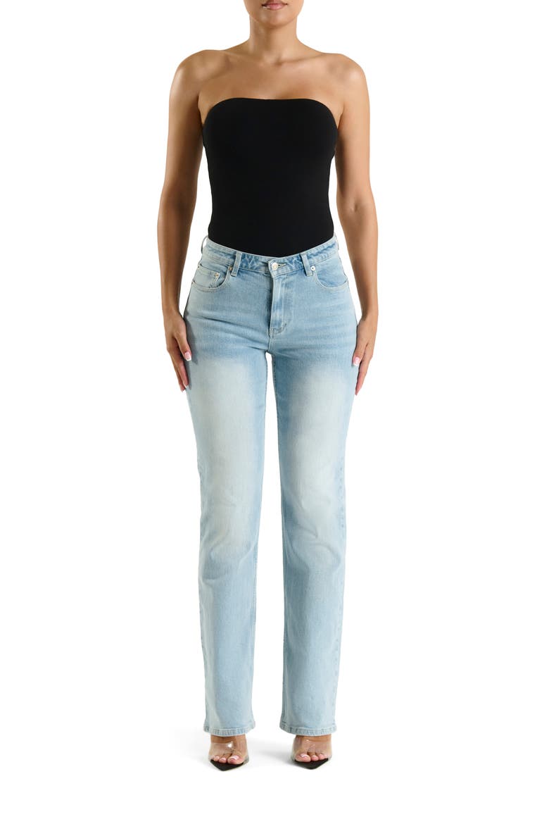 Meant Tube Bodysuit, Alternate, color, BLACK