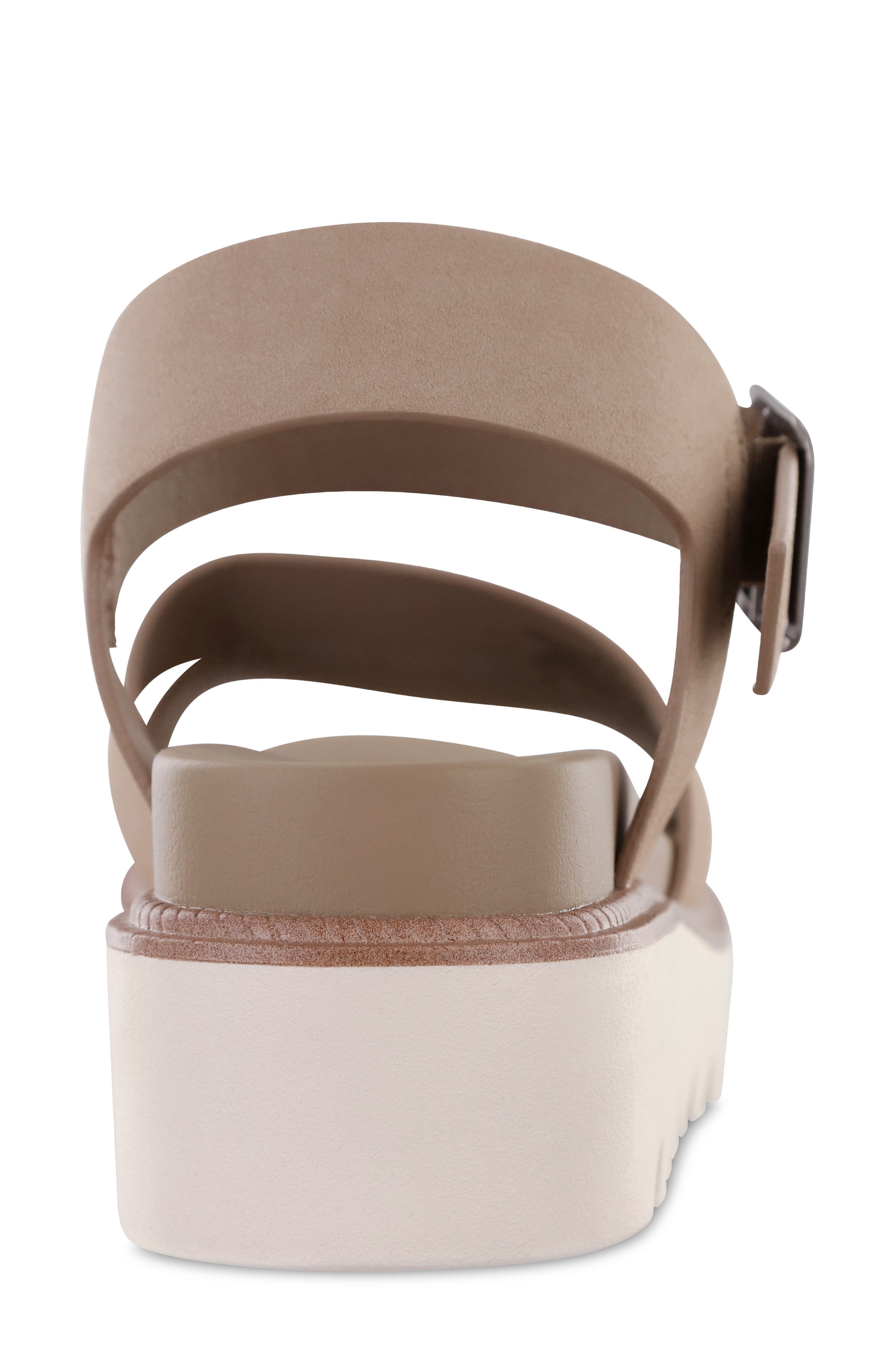Jovie Ankle Strap Platform Wedge Sandal, Alternate, color, SAND BURNI