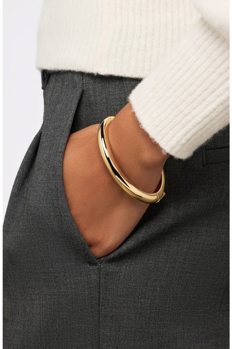 Tia Bangle, Alternate, color, GOLD