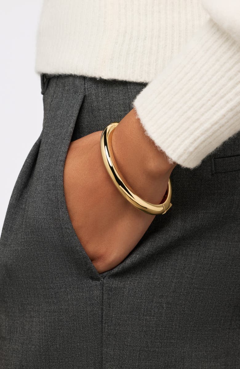 Ana Luisa Tia Bangle Bracelet, Alternate, color, Gold