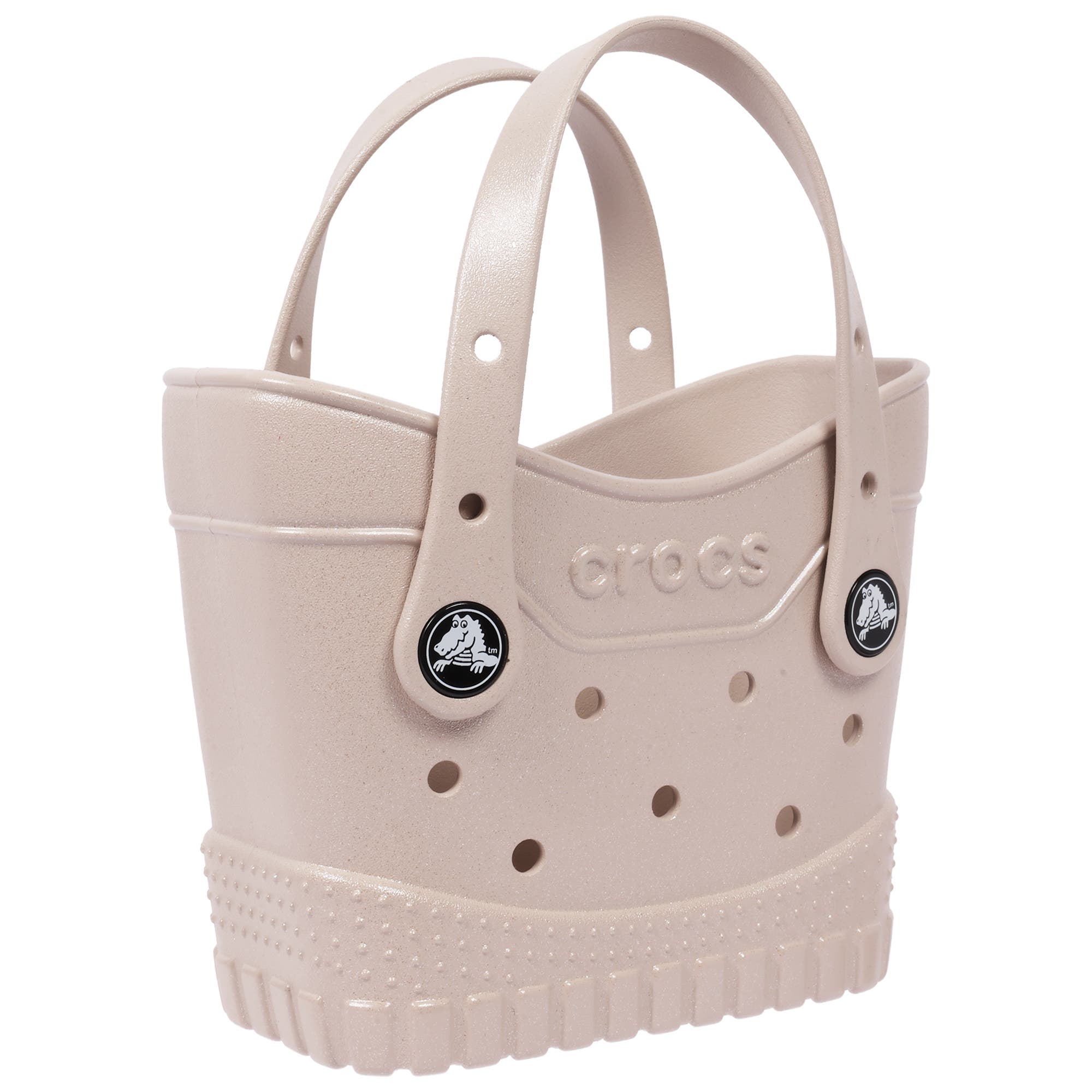 Micro Tote Glitter Print EVA Mini Tote Bag, Jibbitz-Compatible, Alternate, color, COCA CRM