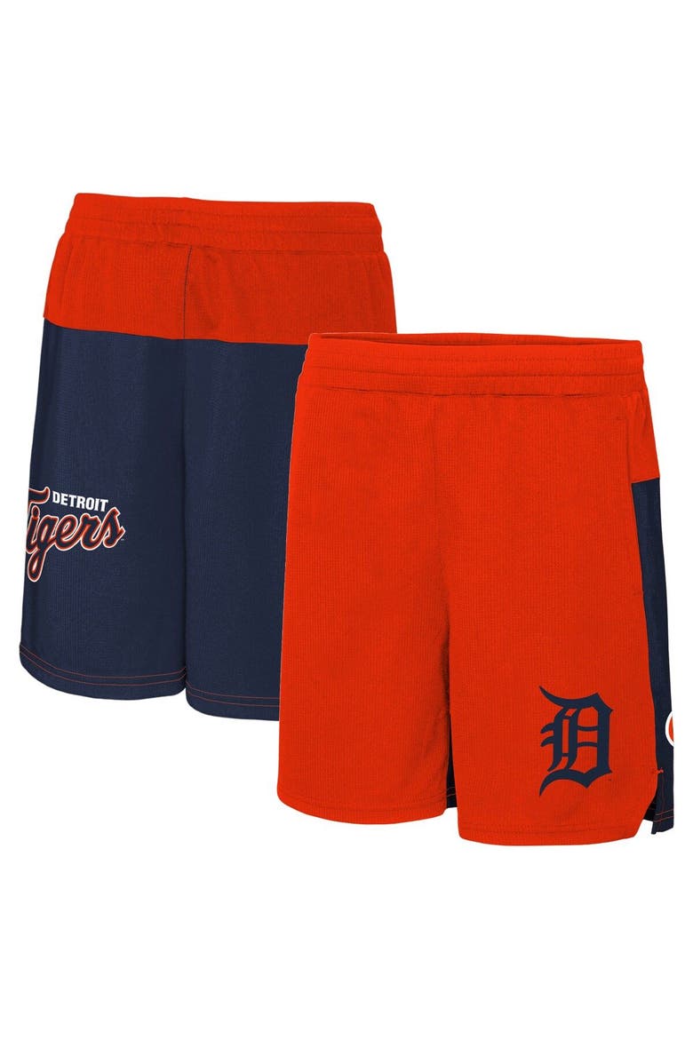 Youth Orange Detroit Tigers 7th Inning Stretch Shorts, Main, color, Orange