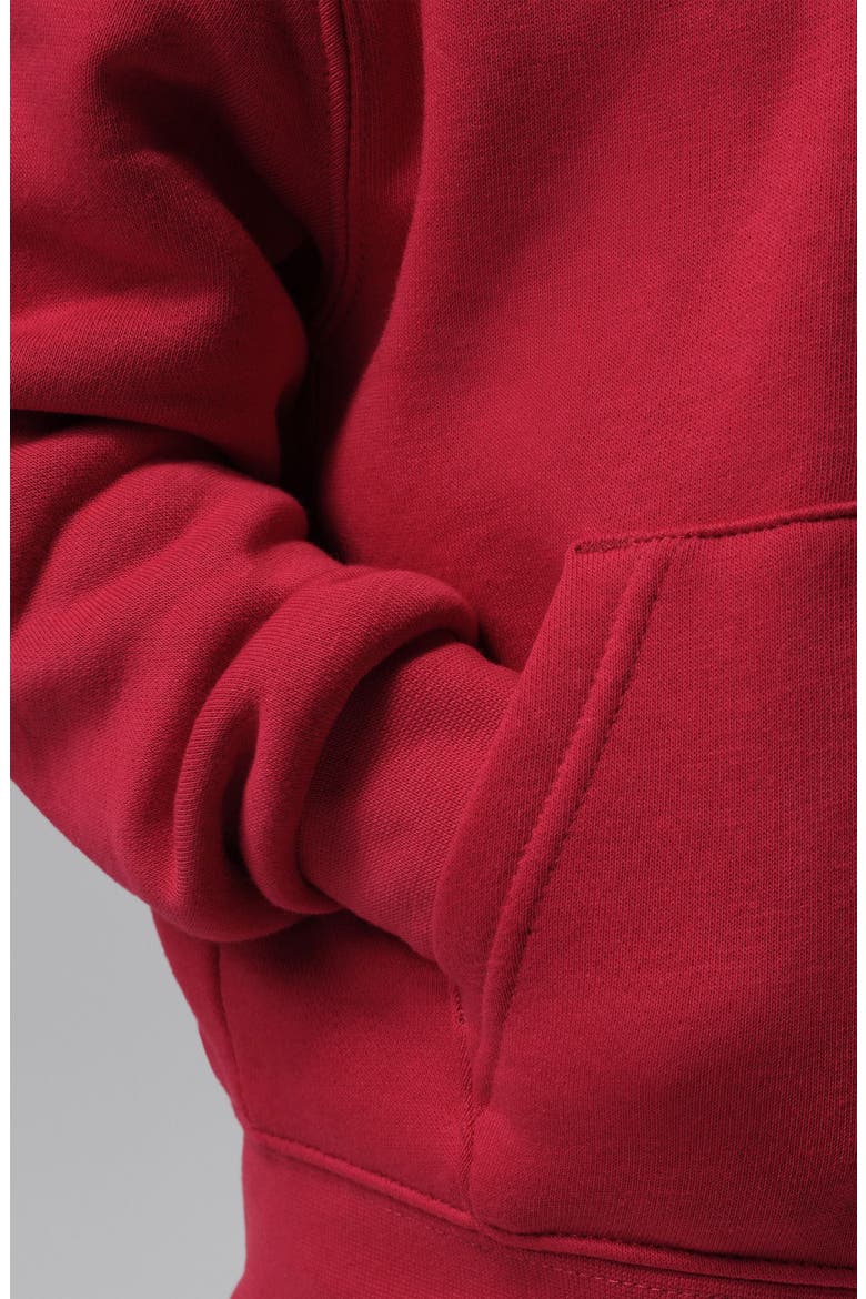 Kids' Fleece Zip Hoodie, Alternate, color, GYM RED