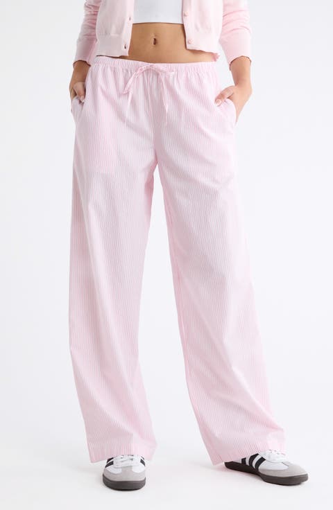 Pull-On Poplin Pants