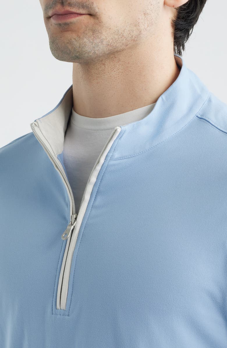 Scott Barber Solid Performance Quarter Zip Pullover, Alternate, color, Blue