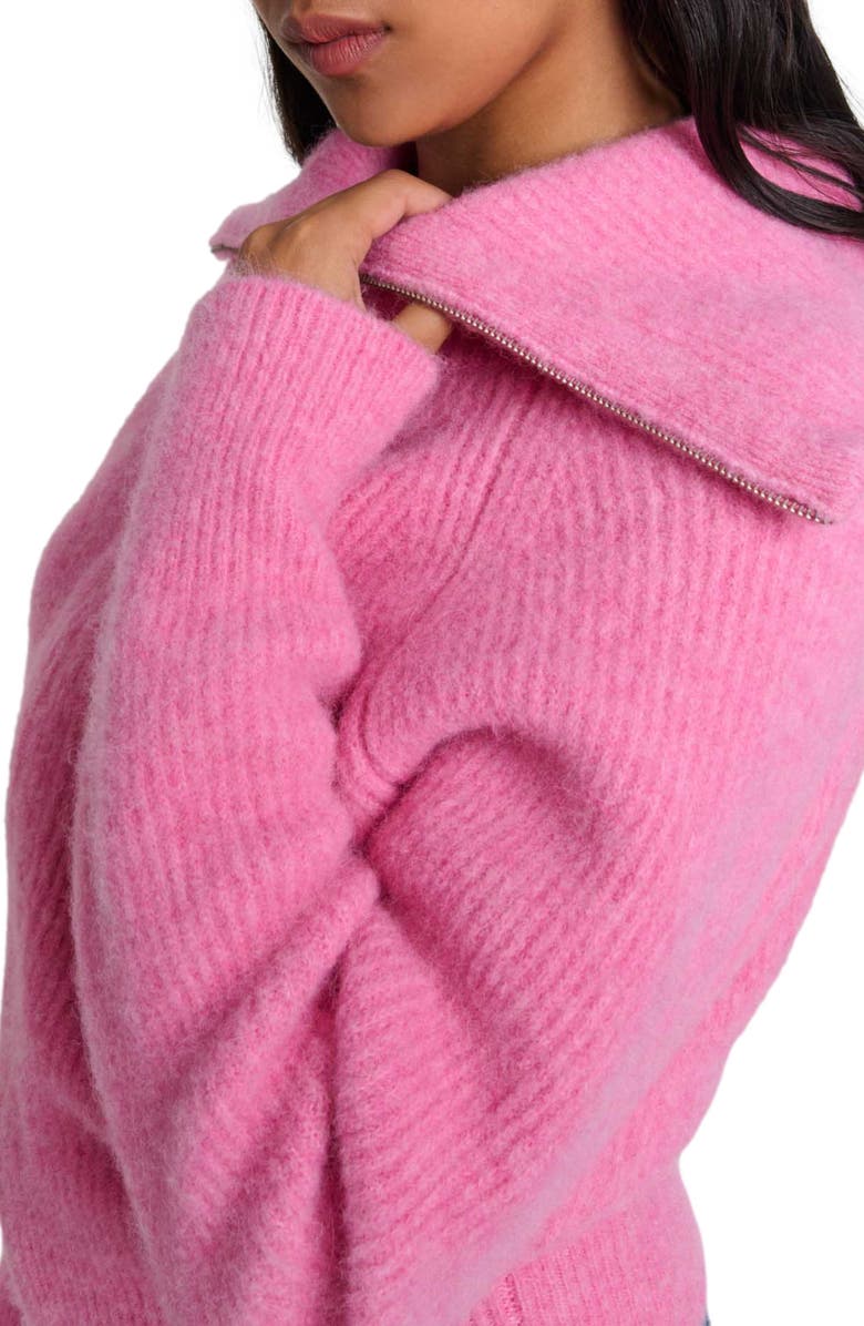 maje Wool-blend cardigan, Alternate, color, 