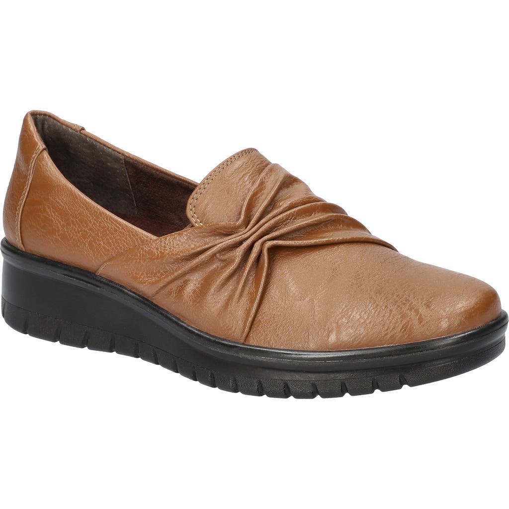 Easy Street Women's Faith Comfort Slip-on Flats In Tan