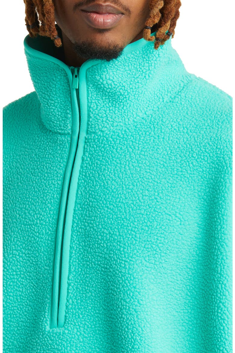 Half Zip Pullover, Alternate, color, MINT LEAF