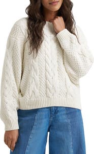 Wrangler Heritage Cable Crewneck Sweater