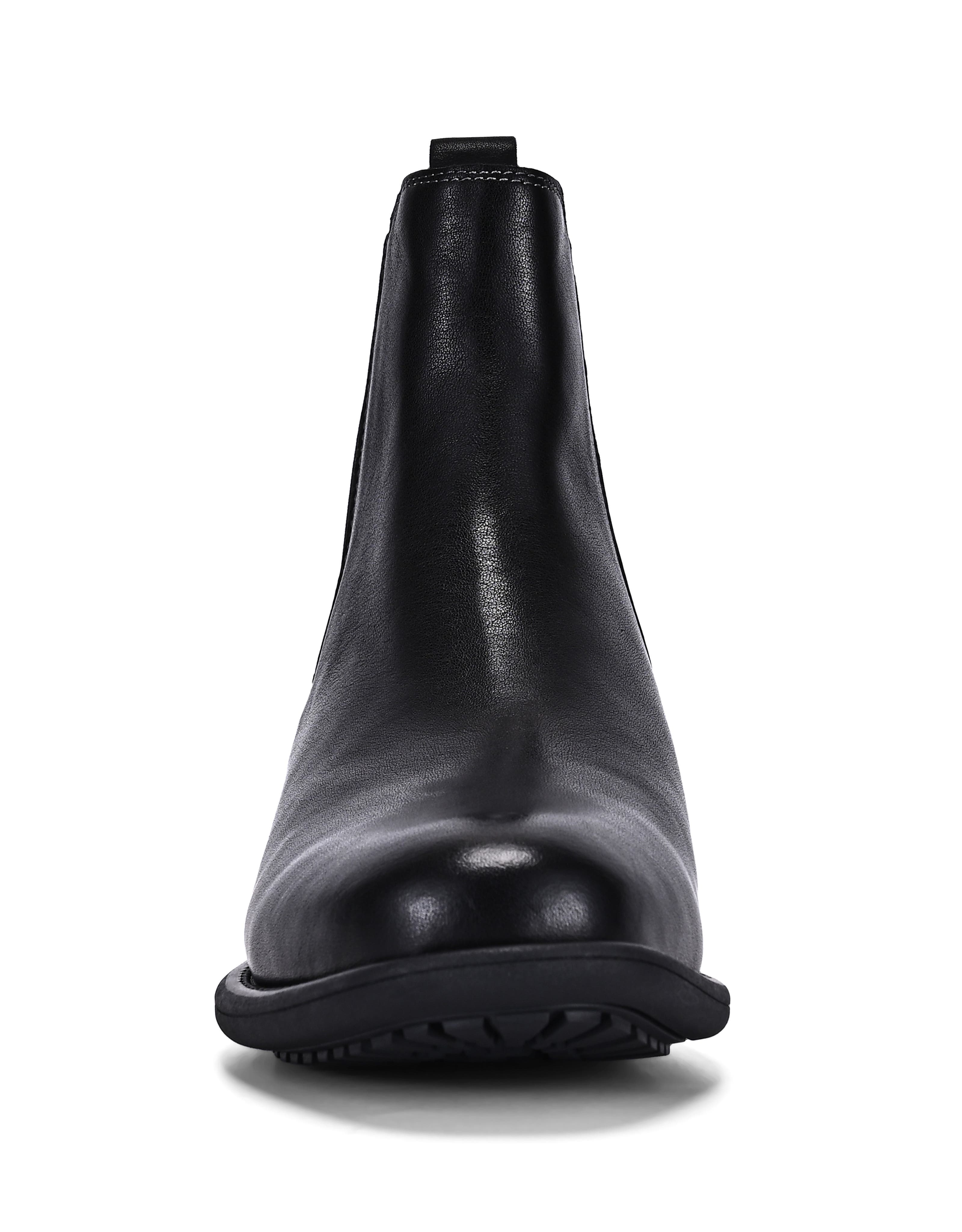 OLD TREND Classic Genuine Leather Versatile Everyday Chelsea Boot, Alternate, color, Black