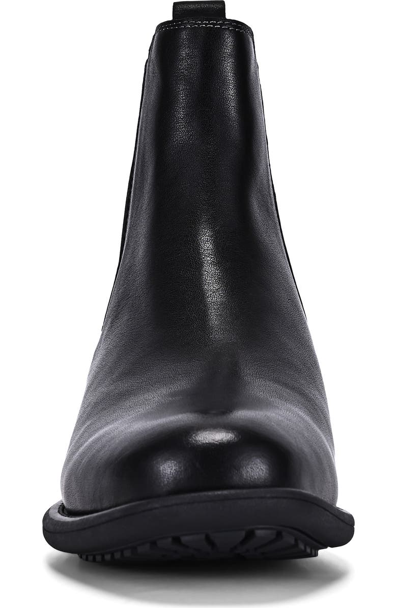 OLD TREND Classic Genuine Leather Versatile Everyday Chelsea Boot, Alternate, color, Black