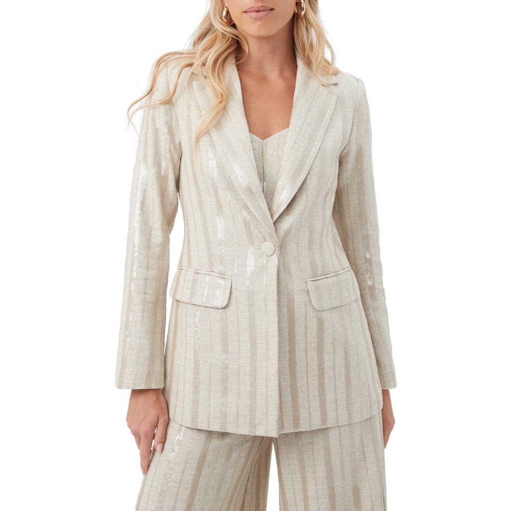 Trina Turk Sequin Striped Alternates 2 Blazer