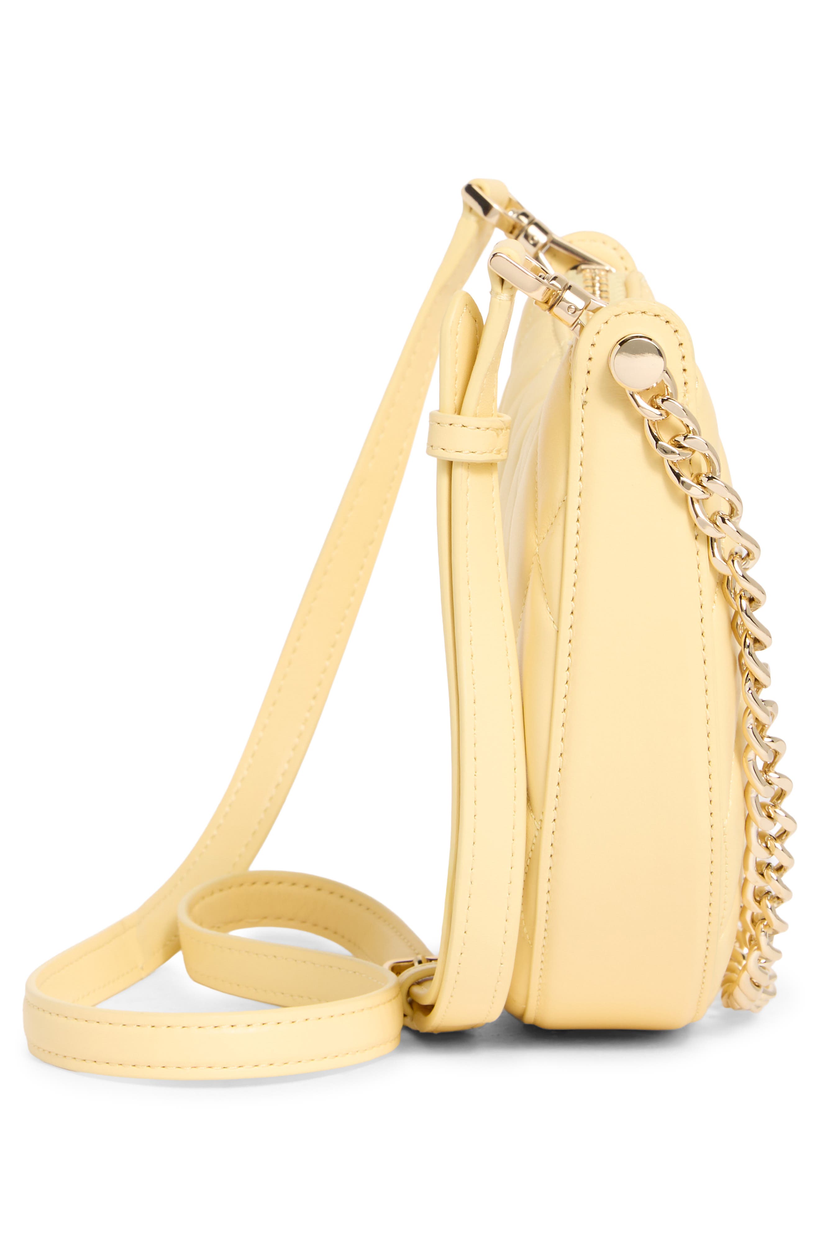 carey zip top crossbody bag, Alternate, color, BUTTER
