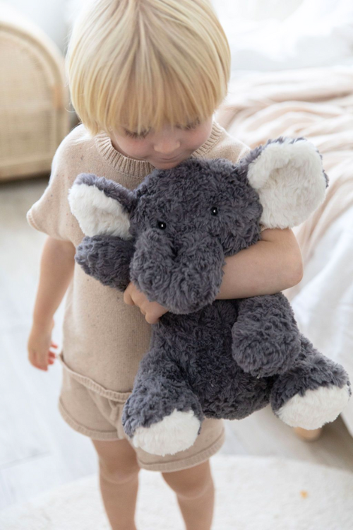 Mindful & Co Mindful And Co Kids Microwable And Weighted Plush Buddies In Gray