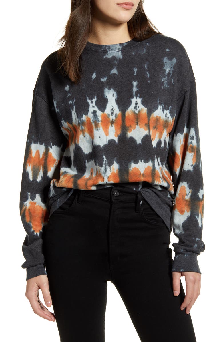 Treasure & Bond Tie Dye Cotton Blend Sweatshirt, Main, color,