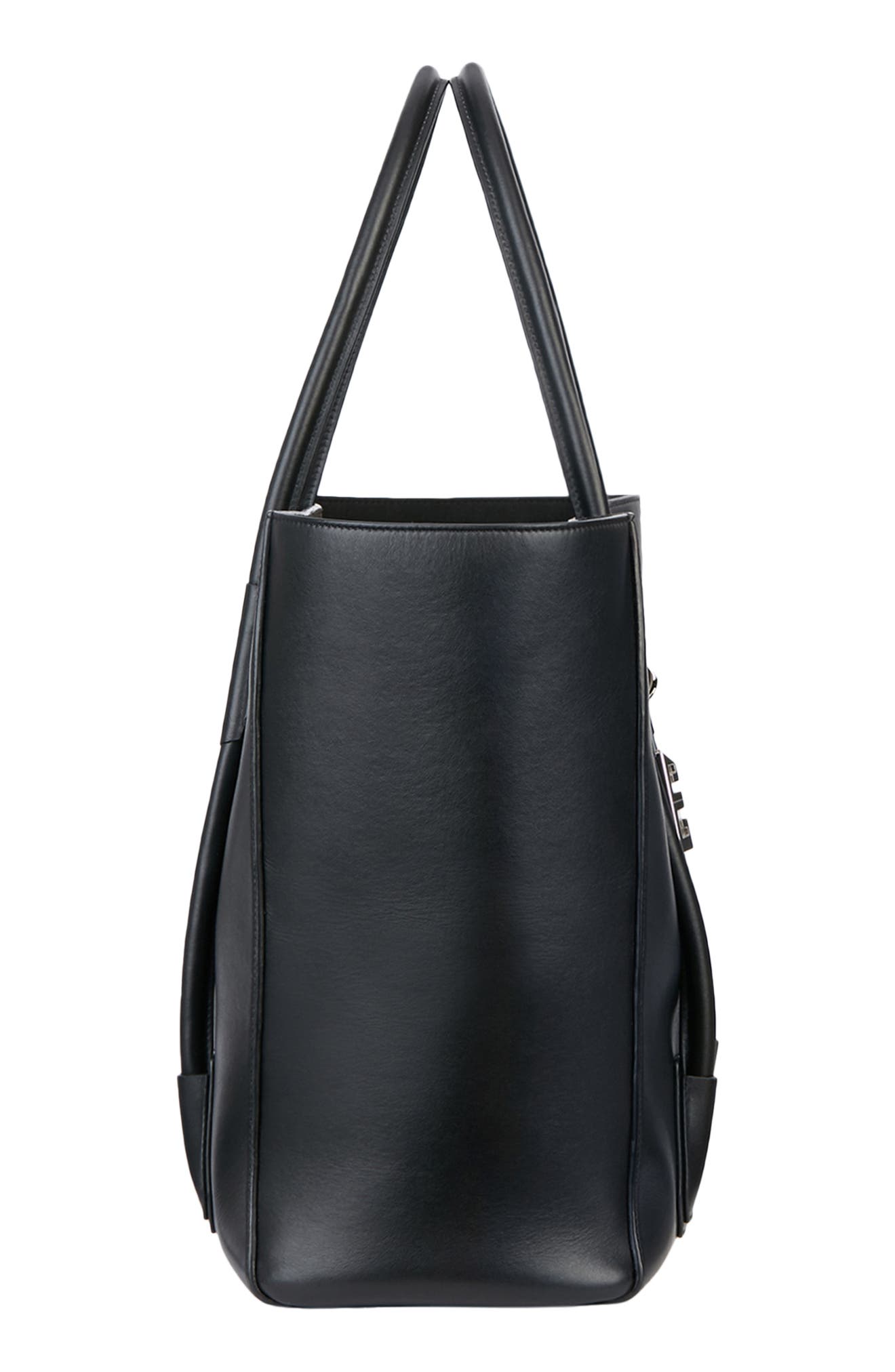 Givenchy Antigona Lock Soft Leather Tote, Alternate, color, 