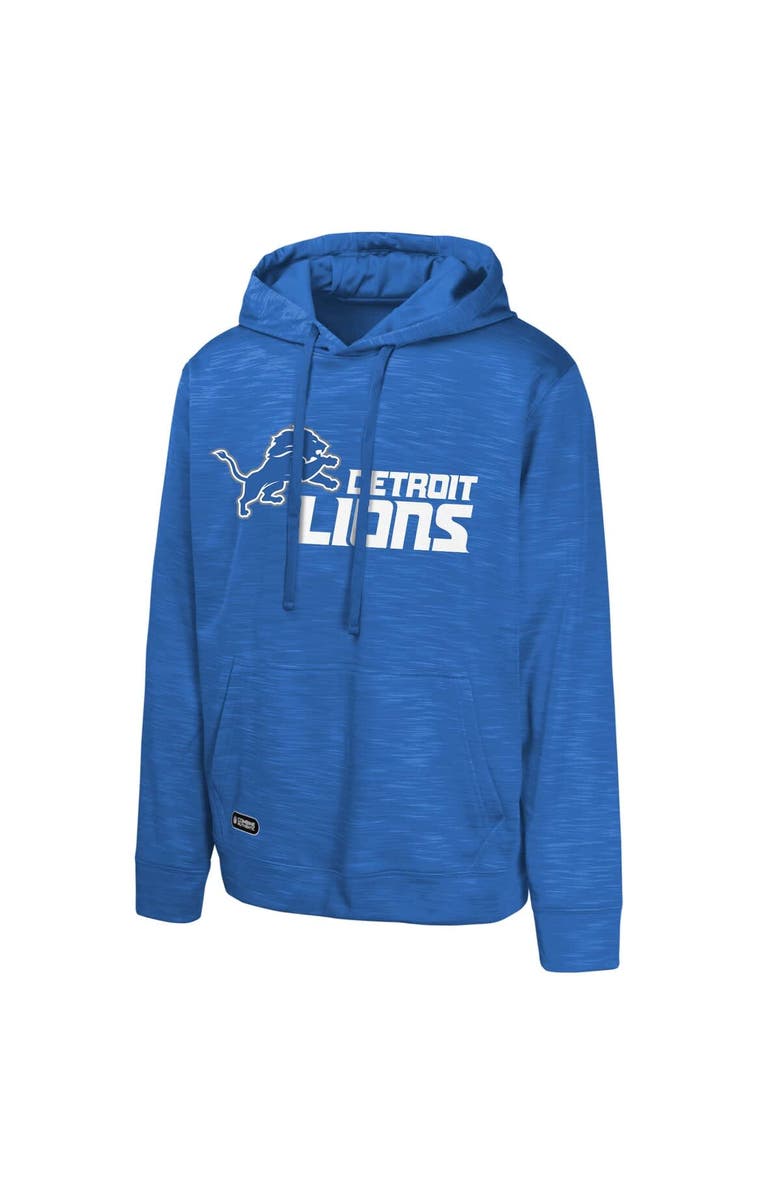 Outerstuff Men's Blue Detroit Lions Streak Fleece Pullover Hoodie, Alternate, color, 