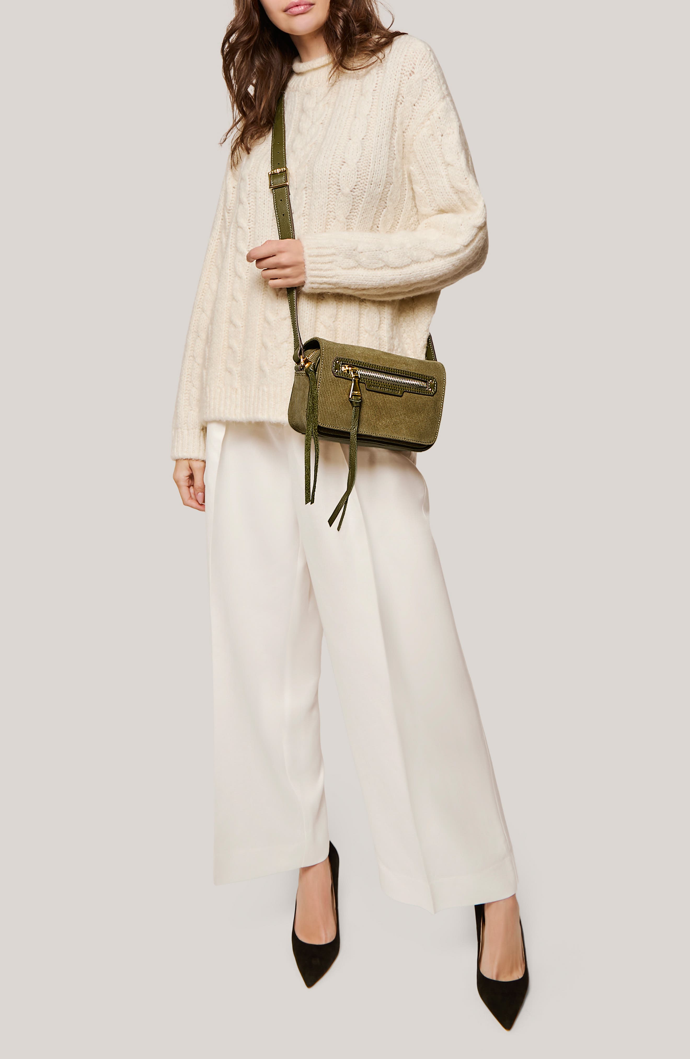 AIMEE Stockbridge Suede Corduroy Crossbody, Alternate, color, 