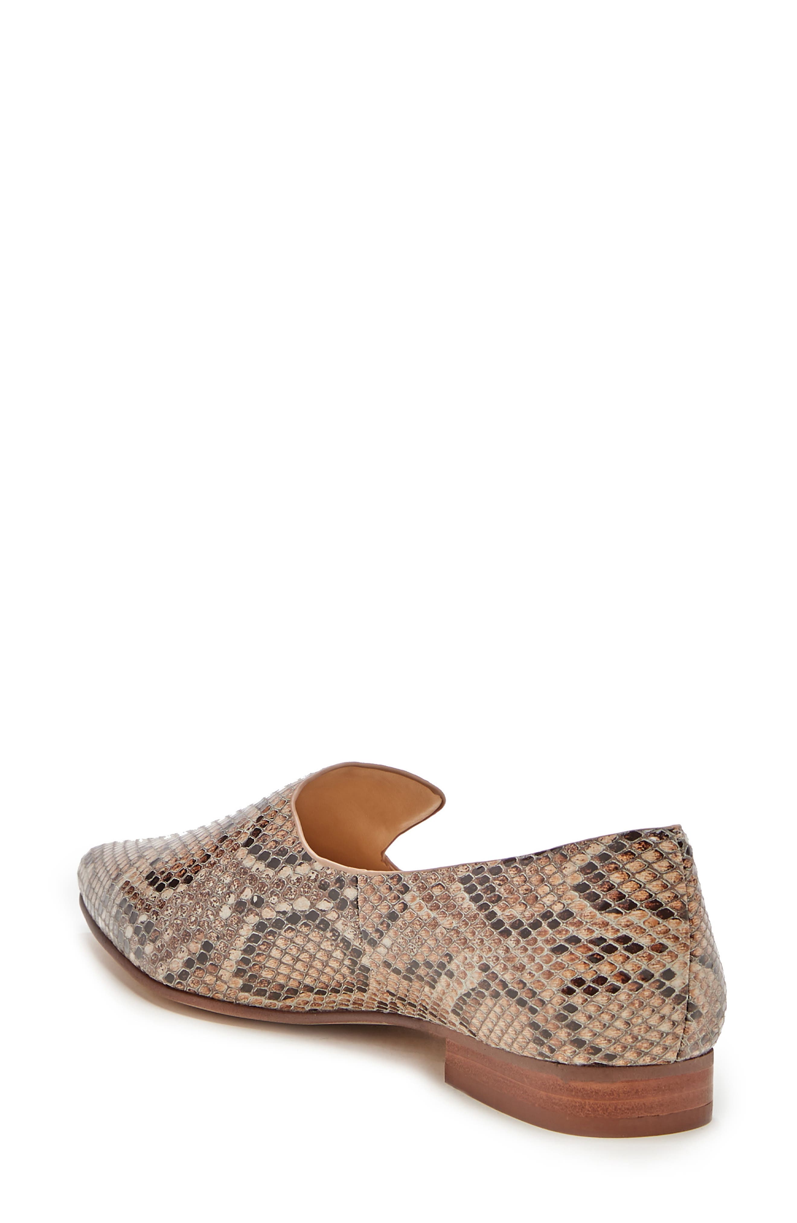 Kapa Asymmetrical Loafer, Alternate, color, BROWN MULTI SNAKESKIN