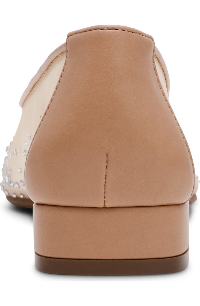Anne Klein Carlisle Pointed Toe Pump, Alternate, color, Beige Crystal