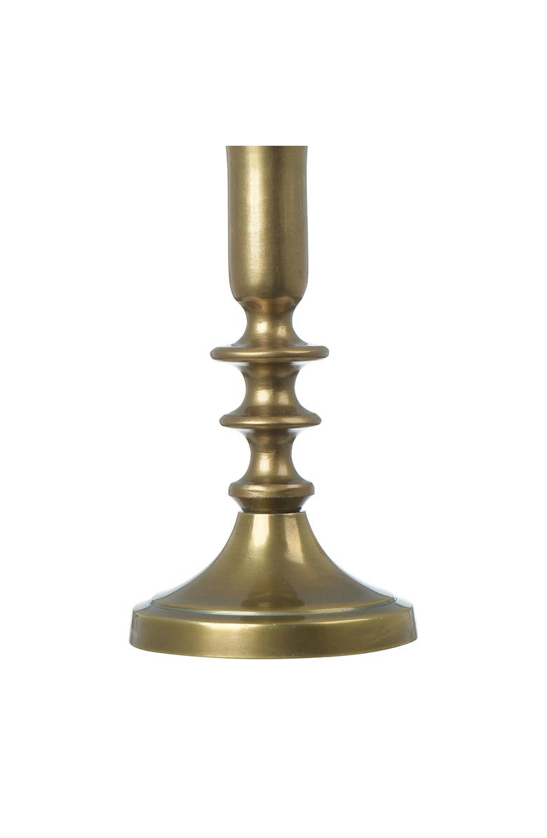 Storied Home Decorative Metal Taper Holders, Gold, Set of 2, Alternate, color, Gold