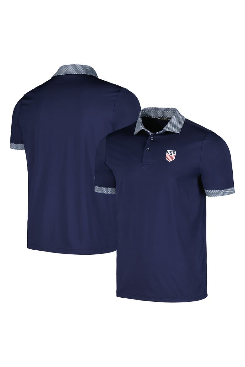 Men's Levelwear  Navy USMNT Thomas Performance Polo, Alternate, color, Navy