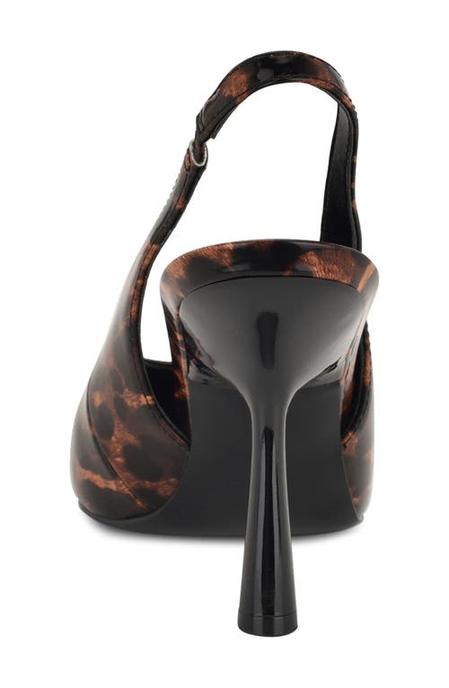 Nine West Kates Slingback Pointed Toe Pump In Multi